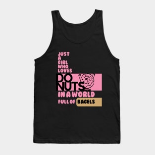 Just a girl who loves donuts Tank Top